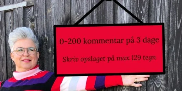 Kursus - 0-200 kommentarer på 3 dage - RaffCoaching